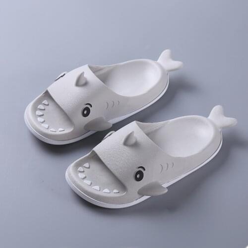 Funny Fish Slippers Child Crazzy Shoes Girls Boys Summer Beach Slippers 2020 New Arrival 5T-14T Family Children Slides