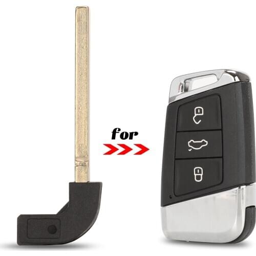 Jingyuqin Replacement For Volkswagen Passat B5 B8 Magotan Skoda A7 Variant Auto Lnsert 10Feet Fob Remote Car Key HU162 Blade