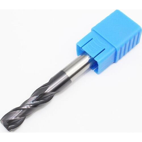 1PCS HRC50 10mm Solid Carbide Endmills D10X35LXD10X100L 2Flute Standard Length Side milling Slotting Profiling face mill