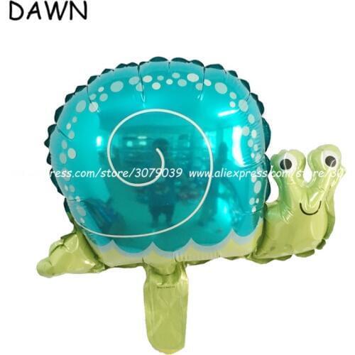 50pcs/lot mini insect Snail Foil Balloon Party Decoration Balloons birthday party balloons balloon kid toys wholesale