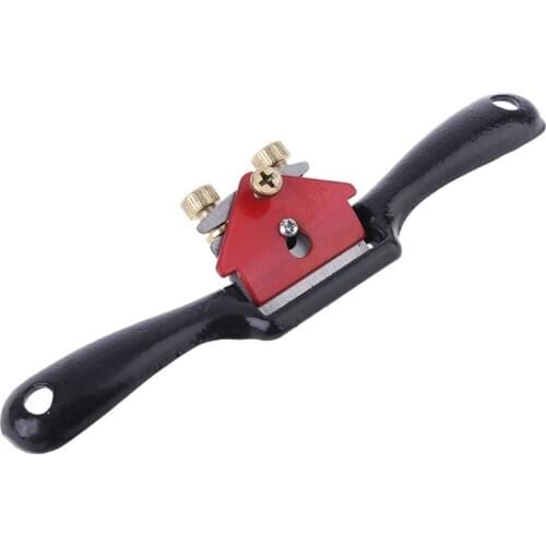 9"Adjustable Wood Craft Metal Blade Spoke Shave Plane Woodworking Hand Tool