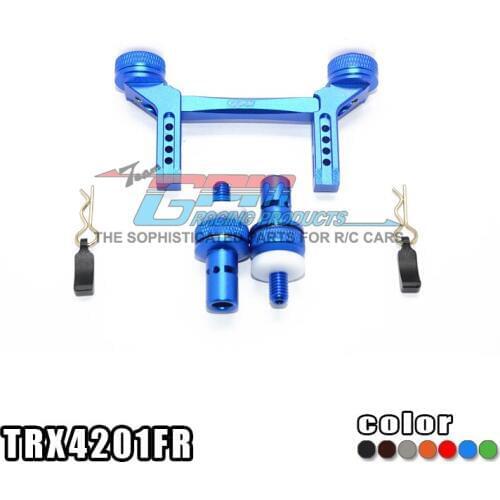 ALUMINUM FRONT & REAR MAGNETIC BODY MOUNT for 1/10 TRAXXAS Trx-4 TRX4