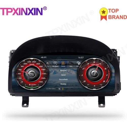 Android 9.0 Digital Cluster Virtual Cockpit For Toyota Alphard Vellfire 20 2007-2014 Display Multimedia Player Speed Screen IPS