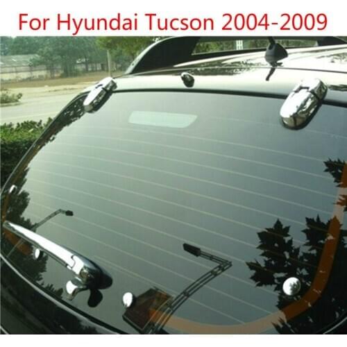 For Hyundai Tucson2004-2006 2007-2009 -2011 2012 ABS Chrome Rear Window Wiper Nozzle Cover Trim 12pcs car styling Car-covers