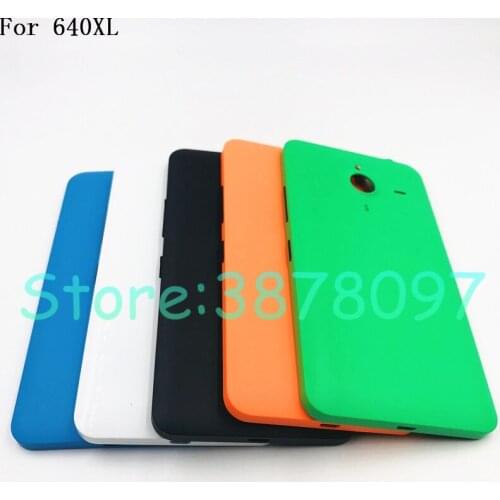 For Microsoft Nokia Lumia 640XL Original Back Cover Battery Door Housing Case with Buttons 5.7 inch 5 colors Available