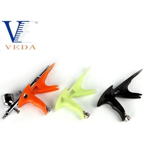 Air Brush Grip Holder Plastic Airbrush Gun Holder with Easy Airbrush Handle Model Comfortable Use Tools with Ergonomic Hand Grip