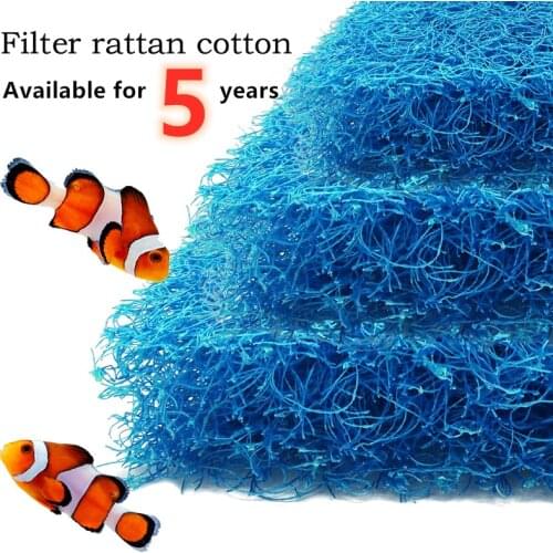 Filter Sponge Compact Coarse Aquarium Biochemical Cotton Foam Fish Tank Nitrate Rattan Pond Culture Felt Thicken Encryption