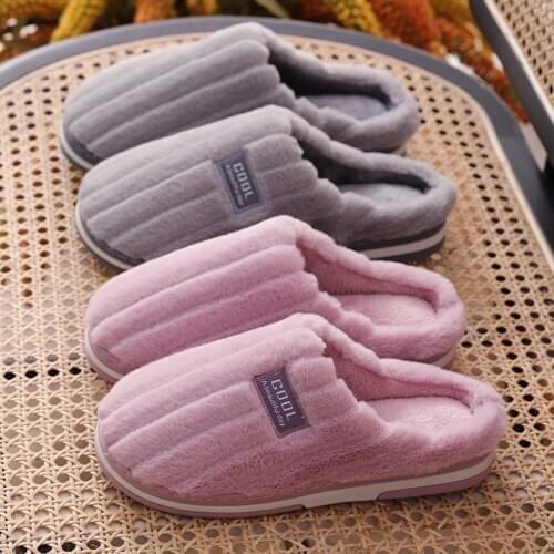 Cotton Slippers Womens Home Indoor Lovers Cute Slippers Womens Winter Warm Woolen Slipper Men Mens House Shoes Mens Shoes