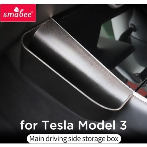 Smabee Car Center Console Box for Tesla model 3 2017-2020 Tesla3 Armrest storage box (Set of 1) Interior Accessories