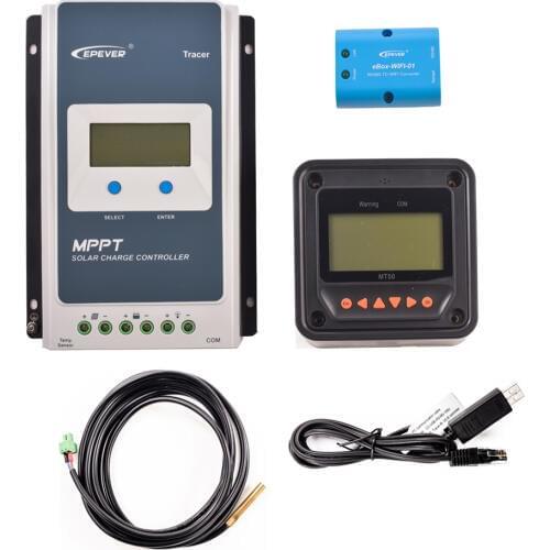 Tracer3210AN EPEVER MPPT 30A Solar Charge Controller 12V 24V Auto Back-Light LCD Solar Panel Regulator for Solar Power System