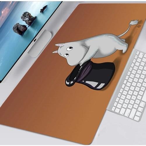 Cartoon Cute Hippo Moomines Anime 30x60 Mousepad Gaming Accessories Mouse Pad Gamer Tapis De Souris XXL Mausepad Tappetino Mouse