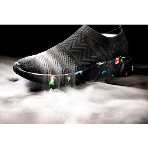 MWY Women Casual Shoes Flying Weaving Couple Socks Sneakers Breathable Hollow Vulcanized Shoes Zapatillas Soft Sole Walking Shoe