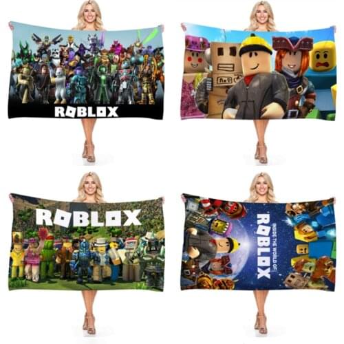 Roblox 3D Digital Printing Square Bath Towel Towel Beach Towel Does Large Bathroom Hair Face Cleaning Accessories for Gift