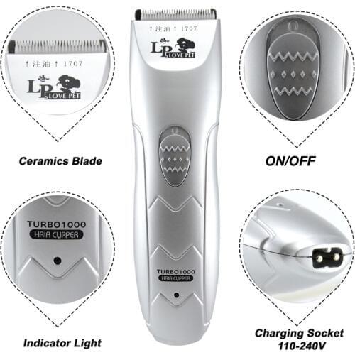 New Arrival Professional Powerful Rechargeable Pet Cat Dog Hair Trimmer Clipper Electrical Grooming Shaver Pets Haircut Machine