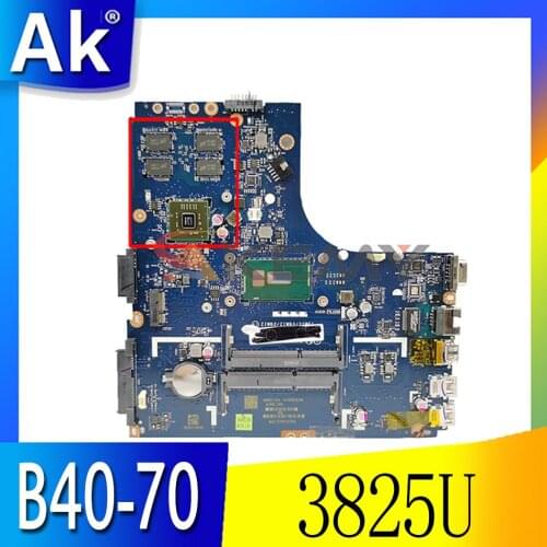 Laptop motherboard For LENOVO Ideapad B40-70 Core SR24B 3825U 216-0867030 LA-B091P 5B20K06815 Mainboard Tested 100