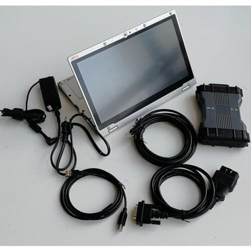 MB Star C6 SD Scan C6 Auto Diagnosis Tool DOIP V06.2021 software in used Laptop Notebook CF-AX2 I5 CPU and 4G RAM 480GB MIni SSD