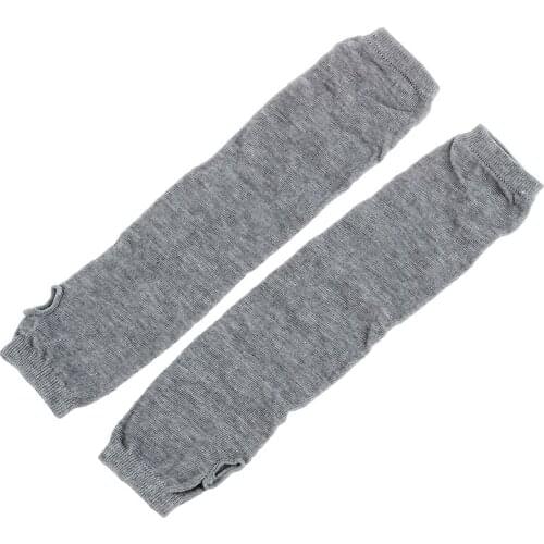 Fashion Women Lady Girls' Stretchy Soft Arm Warmer Long Sleeve Fingerless Gloves