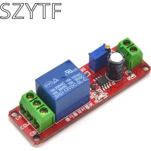 NE555 monostable delay module delay switch off switch (12V) automotive electrical delay