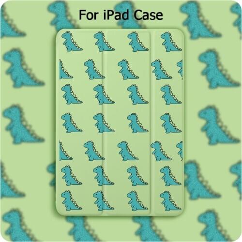 Soft Dinosaur Magnet Flip Cover For iPad Pro 2020 7th generation Case Air 2 11 Pro Case Tablet Folding Case Auto Sleep/Wake