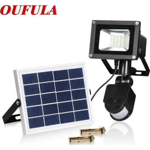 Solar Wall Spot Light 10w Courtyard Garden Lawn Light Outdoor Waterproof Lighting Flood Light Street Light
