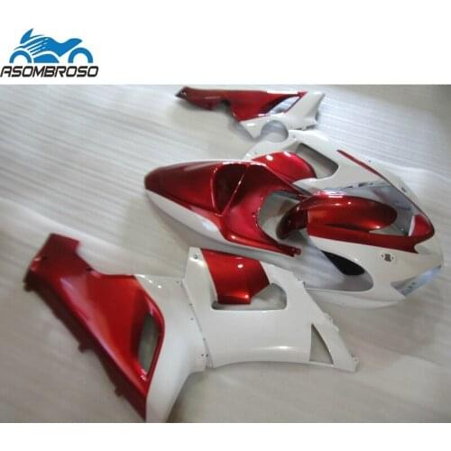 Upgrading your Sports Motorcycle Bodyparts for Kawasaki Ninja ZX6R fairing kit 2005 2006 red white fairing set zx6r 05 06 BN67