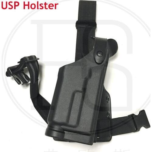 Hunting Handgun Tactical HK USP Compact Pistol With Flashlight Leg Holster Men Gun Thigh Holster Right Hand
