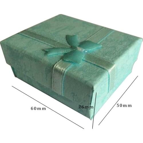 Wholesale Fashion Jewelry Box, Multi colors Rings Box,Earrings/Pendant/necklace Box 5*6*3 Display Packaging Gift Box