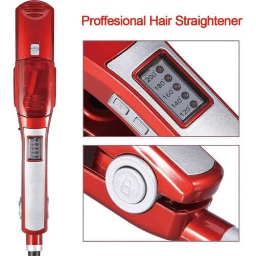 Steam Volumizing Hair Iron Electric Straightener Iron Styling Tools Ceramic Straightening Hair Curler Professional Hair Curling