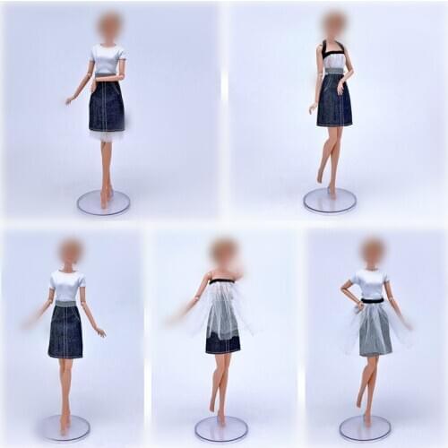 30cm Doll Dress Fashion Clothes Fashion casual wear for licca For Barbie Doll Accessories Baby Toys Best Girl' Gift