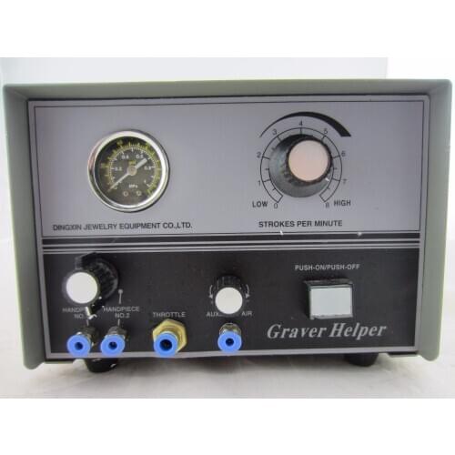 Jewellery making Pneumatic Impact Engraving Machine Graver Jewelry Engraver Double Ended 220V