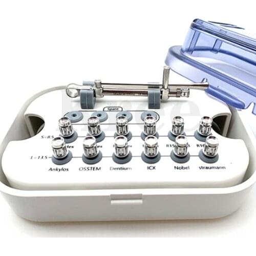 Whole set Dental Implant Restoration tool kit Dental Universal Implant Torque Screwdrivers Wrench