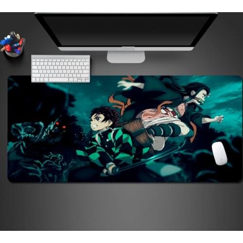 Hot Popular Japanese Animation Mouse Pad High Quality Best-selling Natural Rubber Big Lock Edge Game Animation Pad Office Pads
