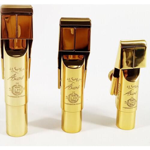 High Quality Professional Tenor Soprano Alto Saxophone Metal Mouthpiece S90 Gold Plating Sax Mouth Pieces Accessories Size 56789