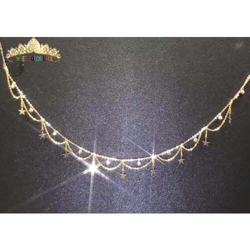 Jewelry 18K Au750 gold Necklace Wedding gifts W-102