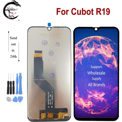 LCD For Cubot R19 LCD Display Screen Touch Panel Sensor Digitizer Assembly Replacement AAA+ Quality for Cubot R19 Display New