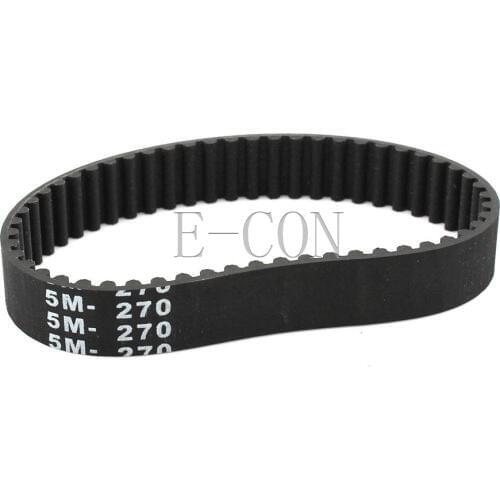 1pcs/5pcs 270-5M HTD Timing Belt 54 Teeth Cogged Rubber Geared Closed Loop 15mm/20mm Wide