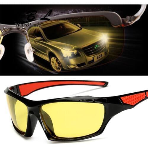 2019 Yellow Polarized Sunglasses Men Night Vision Glasses Hot Brand Designer Women Spectacles Car Drivers Goggles For Man New