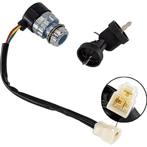 3 Pin Waterproof Plug Childrens Electric Car Power Key Switch ,Kids Motorcycle Key Switch,Ride on Toy Car Start Switch