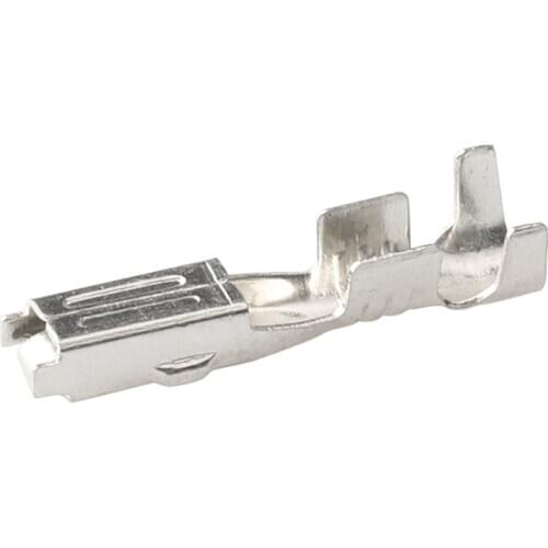 50pcs 1.8 Series car plug-in Jack spring copper plated tin junction terminal DJ 621F-1 .8 Aa2