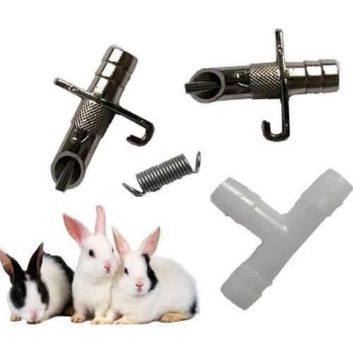 New 5/10Pcs Rabbit Automatic Nipple Water Feeder for Rodents Waterer Rabbit Nipple Drinking Tools Drinkers for Rabbits
