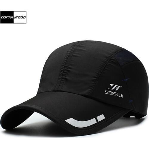 [NORTHWOOD] Fashion Mesh Summer Cap Breathable Mens Baseball Cap Women Bone Snapback Quick Drying Dad Hat Gorra Hombre