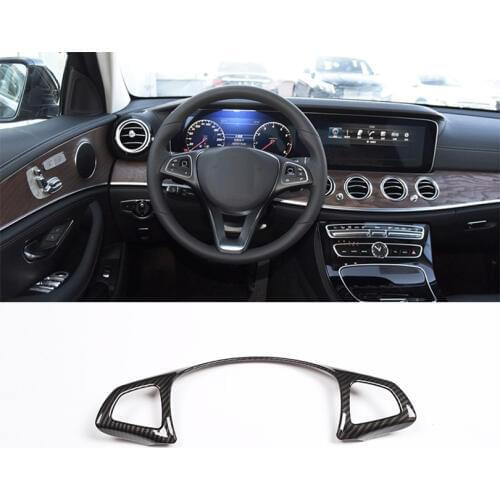 Car Steering Wheel Button Decoration Cover Frame Trim For Mercedes-Benz C Class W205 GLC X253 E Class W213 2015-2018