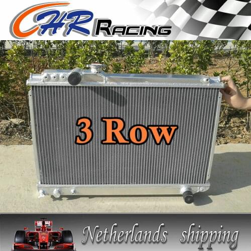 FOR 3ROW Aluminum Radiator TOYOTA SUPRA MK3 SOARER MZ20 7M-GTE Manual 1986-1992