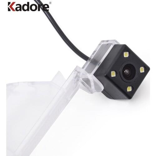 For Nissan Versa Sedan 2007-2011 2012 2013 2014 2015 Car Rear View Camera Backup Reverse Rearview Camera 4 LED Night Vision CCD