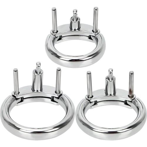 Additional Cock Ring Chastity Device 3 Size Choose Restraint Cock Cage Accessories Male Masturbation Male Penis Lock