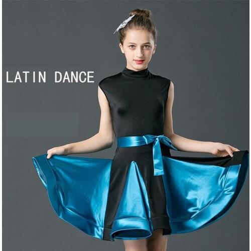 2019 New Girls Lace Fringe Ballroom And Latin Dance Dresses Cha Cha Rumba Samba Jive Long Sleeves Children Adult Latin Dress