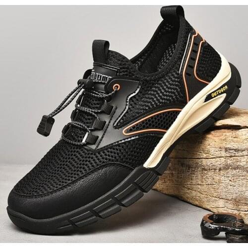 Men Hiking Shoes Mesh Breathable Outdoor Sports Male Shoes Mens sneakers Zapatillas Hombre Large Size