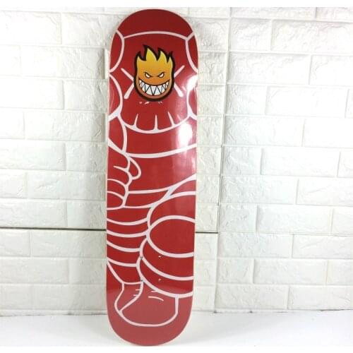 Kws Red Color Maple Modern Art Collection Decoration Exhibition Pendant High-End Skateboard Simpsons