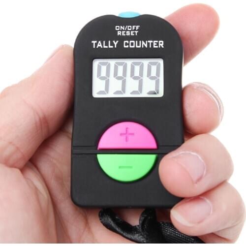 Hot Digital Hand Tally Counter Electronic Manual Clicker Golf Gym Hand Held Counter High Quality