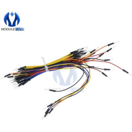 65pcs Breadboard Jumper Cables For Arduino Jump Code Wire diy Kit Set Electronic